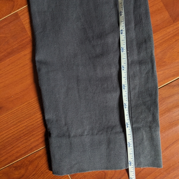 Everlane Side Zip Work Pant, Slate Grey - Picture 6 of 7